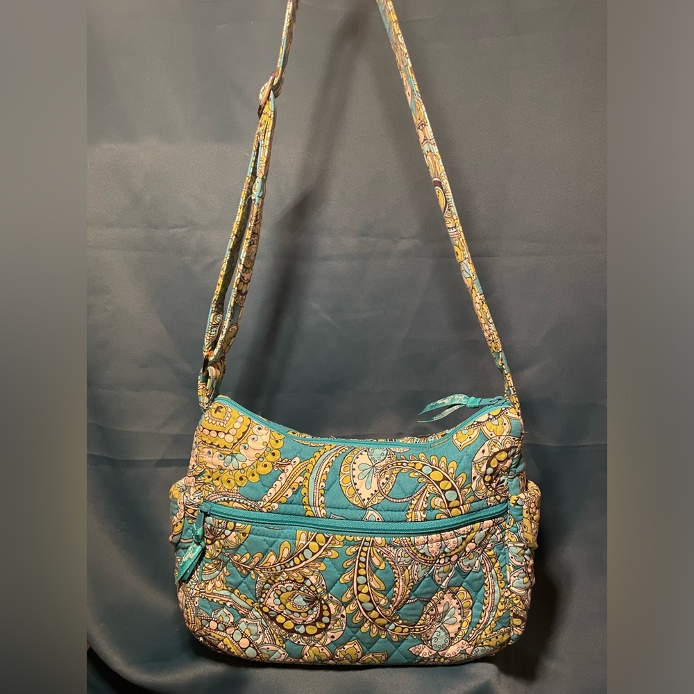 Vera Bradley ~ Shoulder Bag w/ Adjustable Strap -
Peacock